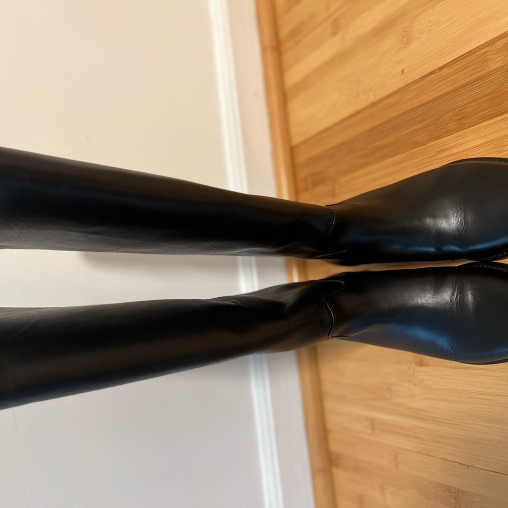 Massimo Dutti Leather Boots Size 8